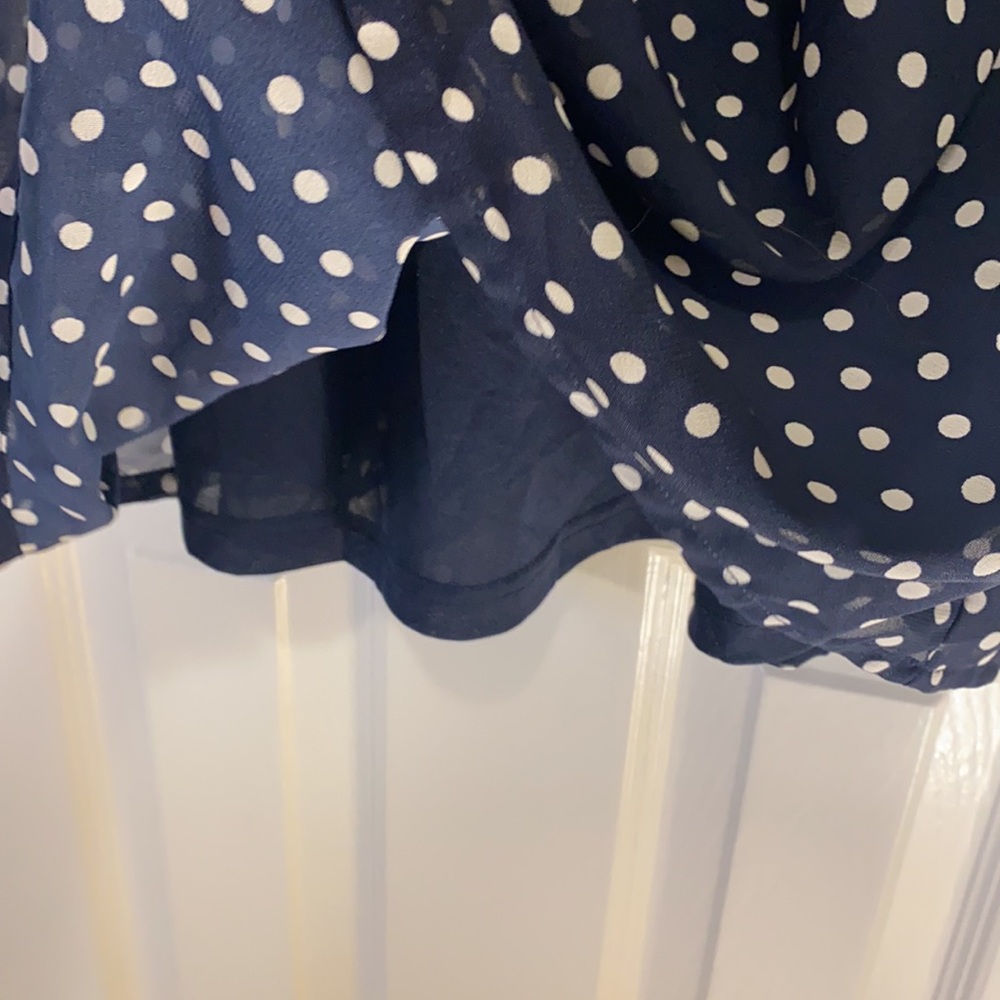 H&M Navy Polka Dot Sundress size 4 - Picture 7 of 7